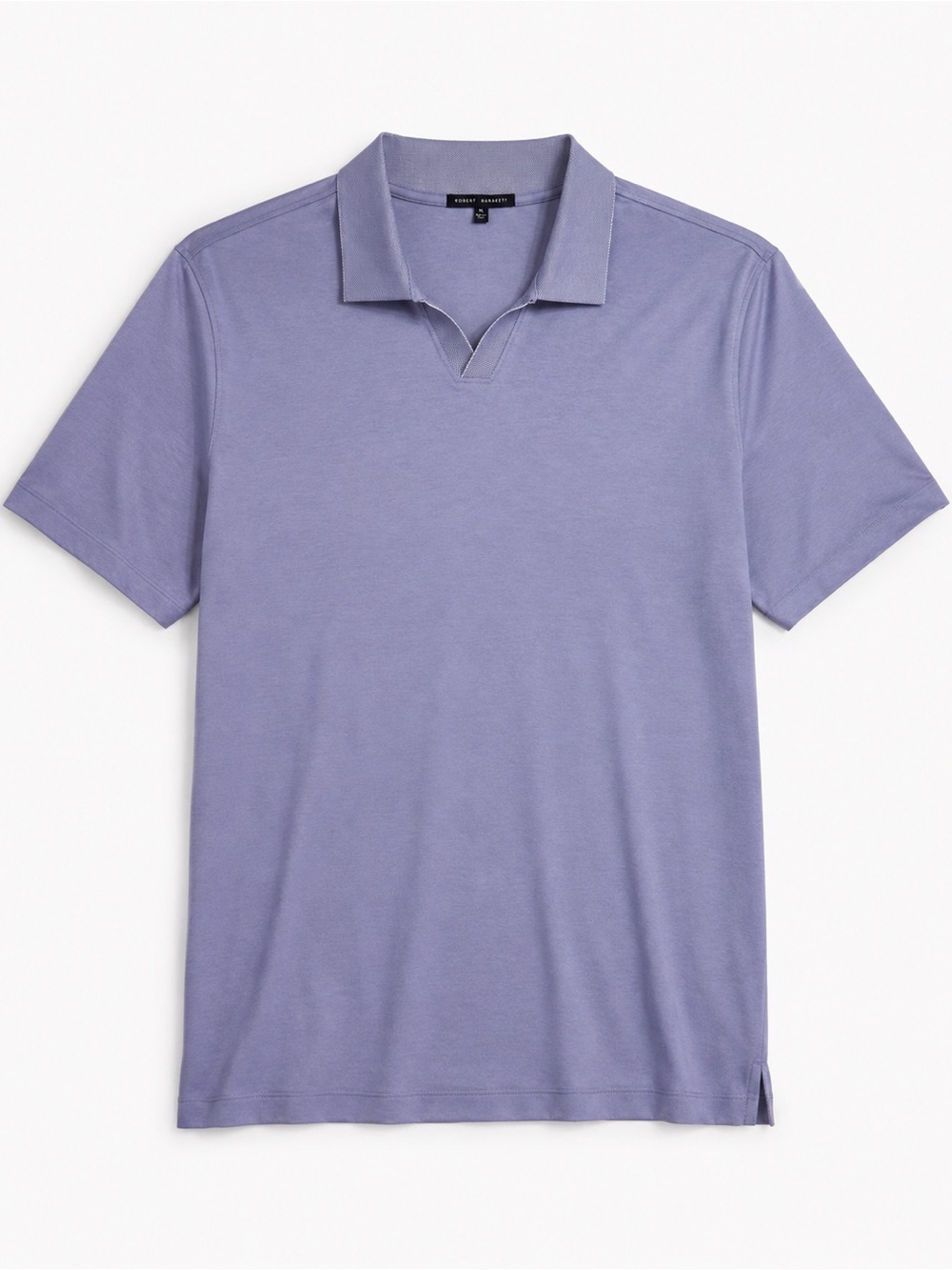 Robert Barakett Men's Lavender Short Sleeve Polo Shirt
